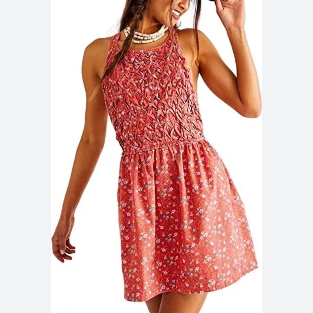 Free People‎ Poppy Combo Dress XS NWT mini